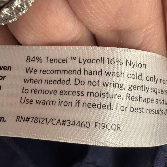 Eileen Fisher Womens Cardigan XXS Blue Open Front Rib Knit Long Line Oversized - Picture 5 of 5